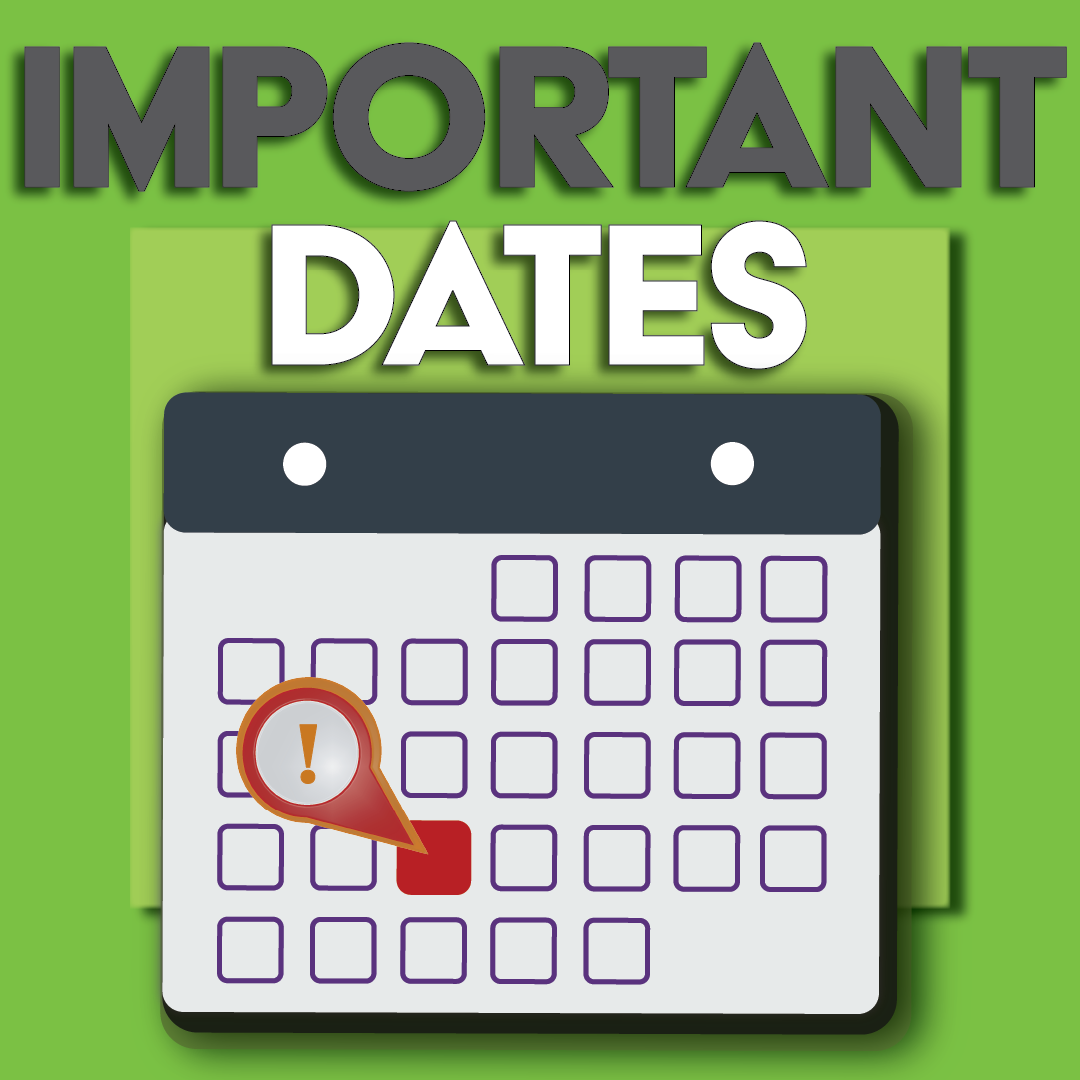 Important dates